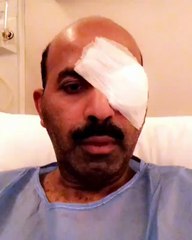 طارق العلي يخضع لعملية في عينه ويُطمئن جمهوره