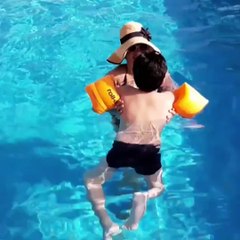 بالفيديو: شاهدي باسكال مشعلاني من داخل حمّام السباحة