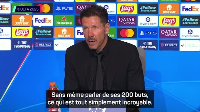 Atlético - Simeone rend un vibrant hommage à Griezmann après son 200e but