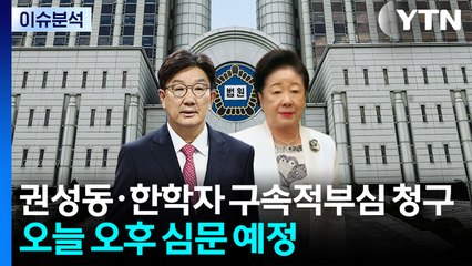 [뉴스나우] 권성동·한학자, 구속적부심 예정...수사 변수 가능성? / YTN