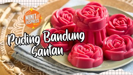 Puding Bandung Santan Yang Manis, Lemak & Sejuk