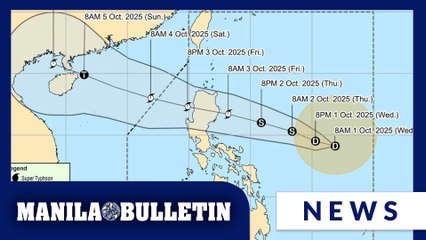 'Paolo' may make landfall over Isabela or Aurora on Oct. 3 — PAGASA