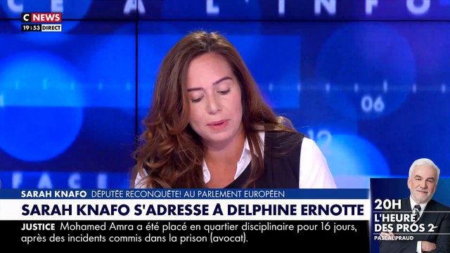 La violente charge, hier soir sur CNews, de Sarah Knafo contre Delphine Ernotte : Vous détournez de l'argent public à France Télé. Vous avez mis en place un racisme systémique.