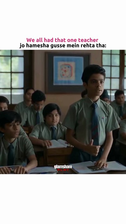 That one teacher who treated the classroom like WWE SmackDown 💀📚  #glamsham #varundhawan #schooldays #strictteacher #studentlife #classroommemories #relatable #funnyclassroom #teacherstories #throwbackvibes  glamsham, varun dhawan, school days, strict t
