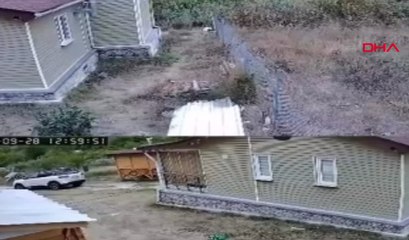 Kütahya Simav’daki 5.4’lük deprem anı kamerada