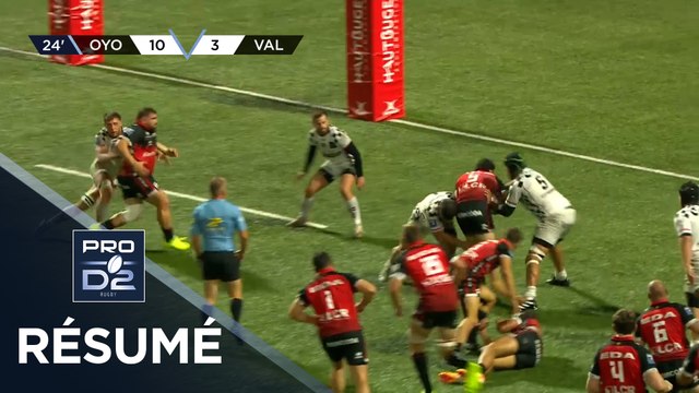 PRO D2 Saison 2025-2026 J05 - Résumé Oyonnax Rugby - Valence Romans