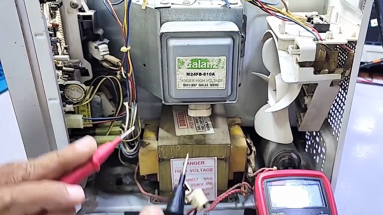 Microwave oven repair  oven not heating problem oven working but not heating How to repair  #479