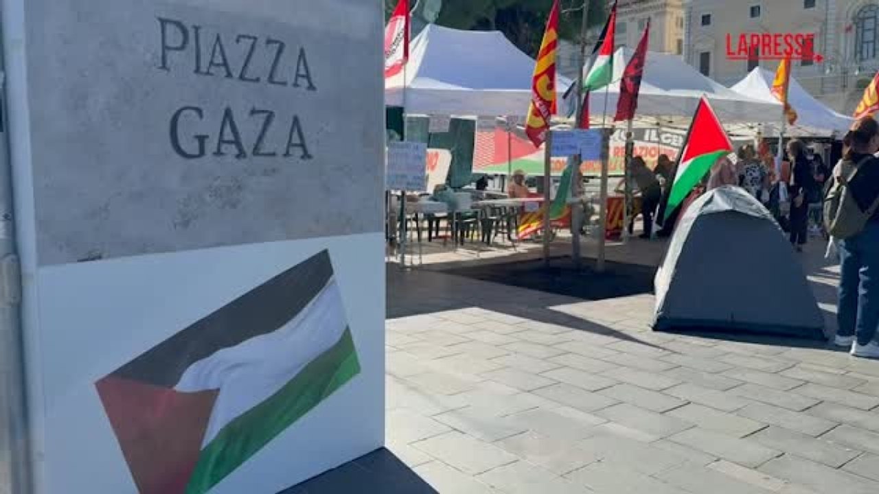 Flotilla, presidio Termini aperto a popolazione: «C’è bisogno di costruire qualcosa insieme»