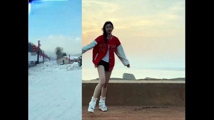 5-Scene Vibe Check 🌊❄️ Good-Time Waves → First-Snow Flurries | 98s Season-Hop Dance