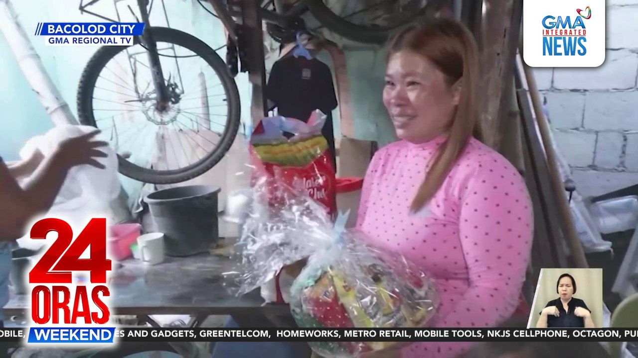 Fabric lanterns studded with sequins | Early Christmas gift for “eco-warriors” cleaning the streets | 24 Oras Weekend