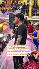 Percy vuelve a los escenarios tras la tragedia en Oruro