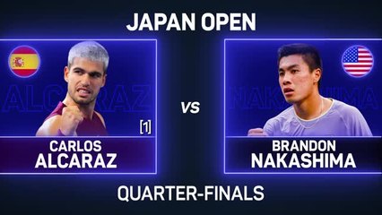 Alcaraz charges into Japan Open semis