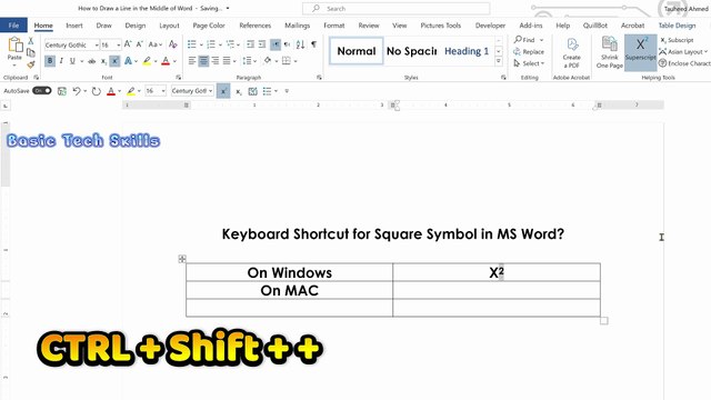 How to Type the Squared Symbol (²) on Keyboard | Windows Alt Code & Mac Shortcut
