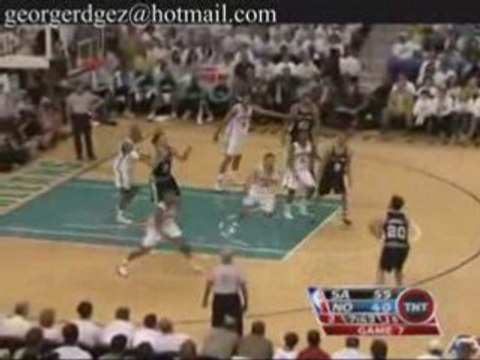 NBA Manu Ginobili scored 26as the Spurs beat the Hornets