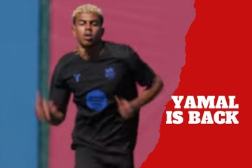 Lamine Yamal makes Barça return