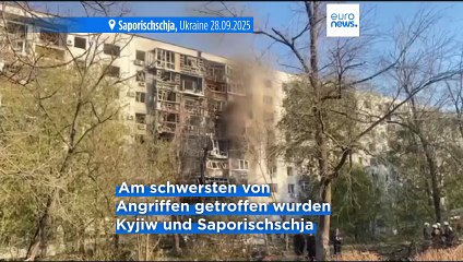 Angst und Schrecken in Ukraine: Russlands 12-Stunden-Offensive mit 500 Drohnen