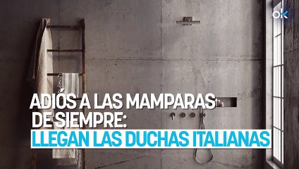 Adiós a las mamparas de siempre: llegan las duchas italianas y son más modernas, fáciles de limpiar y bonitas