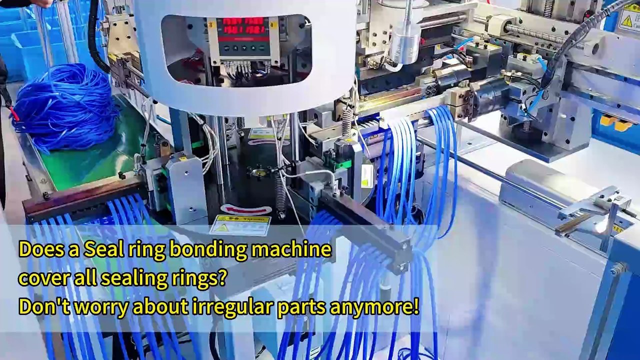 By using a O ring bonding machine, 10 sealing rings can be perfectly bonded in 10 seconds