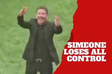 Simeone erupts after Atlético thrashes Madrid