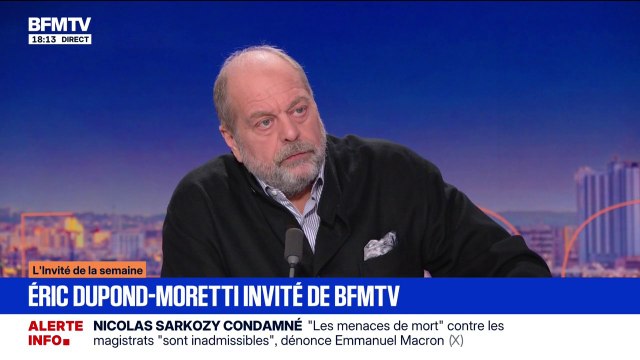Procès de Nicolas Sarkozy: Éric Dupond-Moretti assure que l'État de droit est respecté