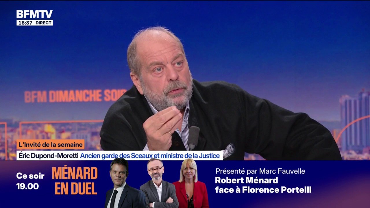 Pour Éric Dupond-Moretti, les peines planchers, "c'est du vent"