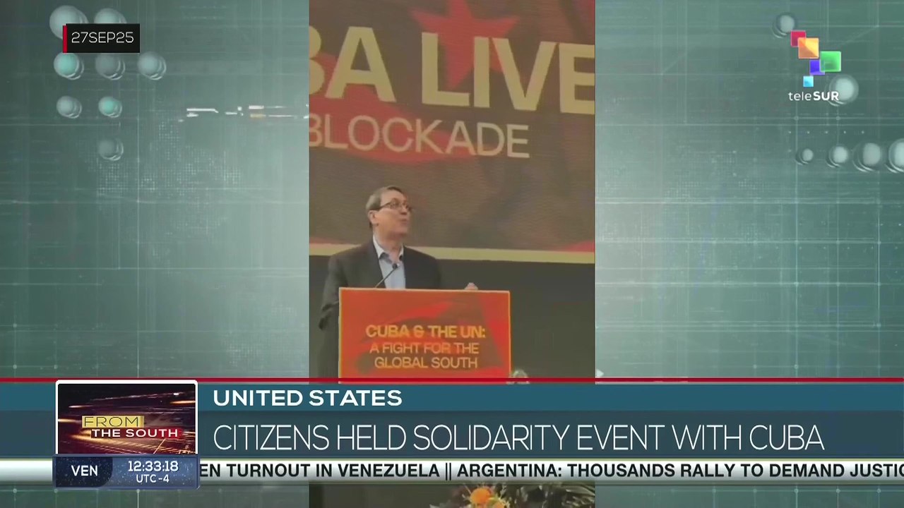 United States | Citizens held solidarity event with Cuba