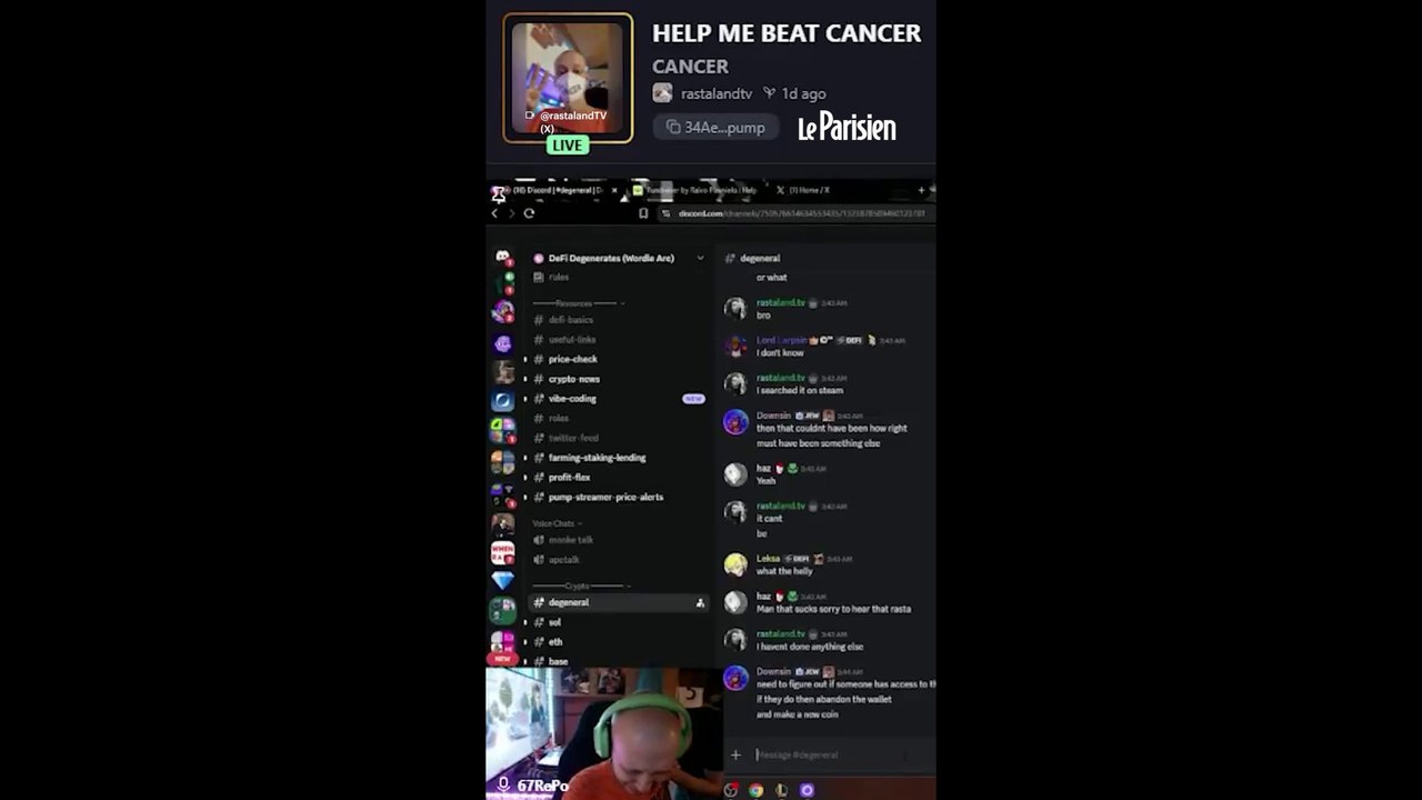 Un streameur malade se fait hacker 32 000 dollars en direct