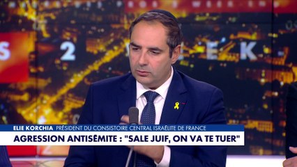 Elie Korchia : «Un acte encore ignoble sur une personne [...] prise pour cible parce que juive»