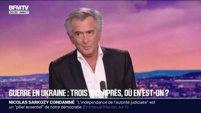 Guerre Ukraine/Russie: L'Ukraine est probablement en train de gagner la guerre , estime Bernard-Henry Lévy, écrivain, philosophe