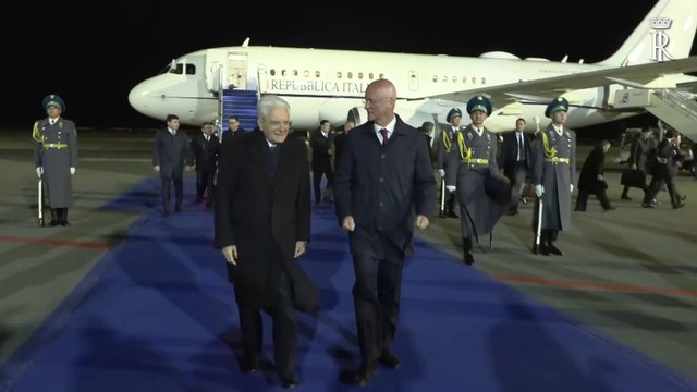 Il presidente Mattarella è arrivato in Kazakistan
