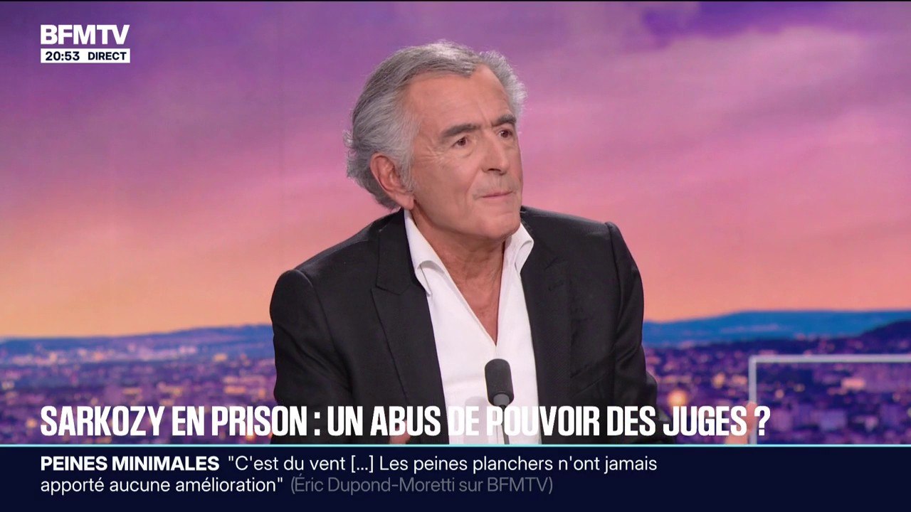 Procès de Nicolas Sarkozy: "les erreurs judiciaires, ça existe", déclare Bernard-Henry Lévy