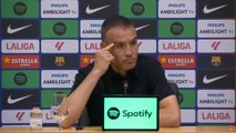 Rueda de prensa de Sergio Francisco, FC Barcelona 2 - Real Sociedad 1
