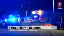 Se reporta un tiroteo en un restaurante de Carolina del Norte; hay 3 muertos y 8 heridos