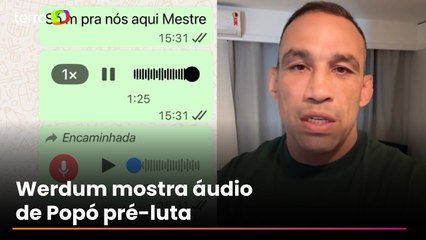 Werdum mostra áudio de Popó pré-luta, e boxeador chama ex-atleta de desleal
