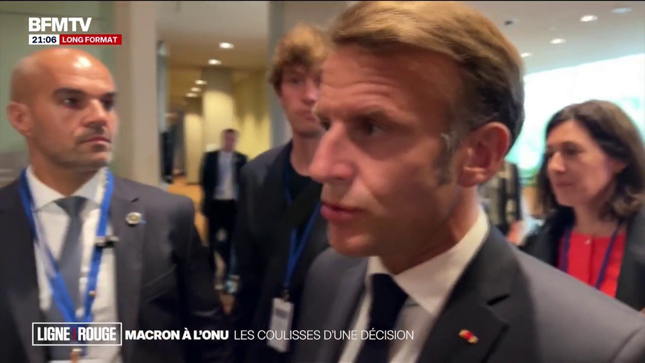 LIGNE ROUGE - "J'espère pas de comportements inappropriés": après la reconnaissance de la Palestine, Emmanuel Macron craint-il la réaction de Donald Trump?