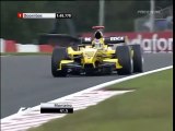 F1 – Tiago Monteiro (Jordan Toyota V10) lap in qualifying – Belgium 2005