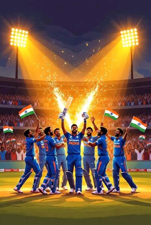 a big congratulations 🎊 to our Indian team 👏 for  win the match