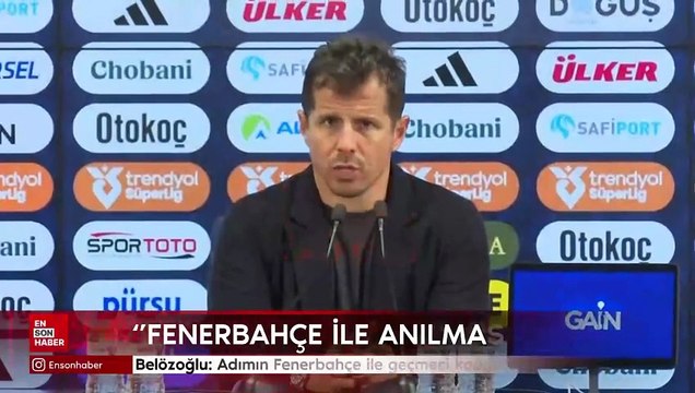 Emre Belözoğlu: Adımın Fenerbahçe ile geçmesi kadar doğal bir durum olamaz