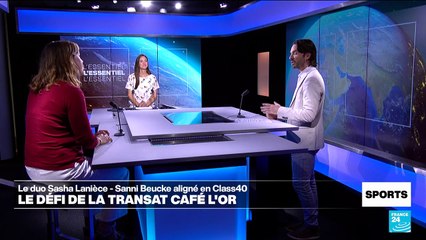Voile : la navigatrice engagée Sasha Lanièce au départ de la Transat Café l'Or