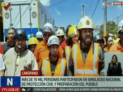 Sucre | Más de 70 mil personas participaron en el Simulacro Nacional de Protección Civil