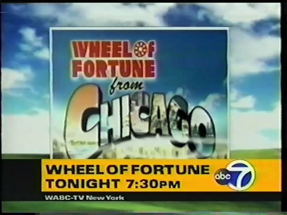 WABC-TV Wheel of Fortune promo bumper, 2000