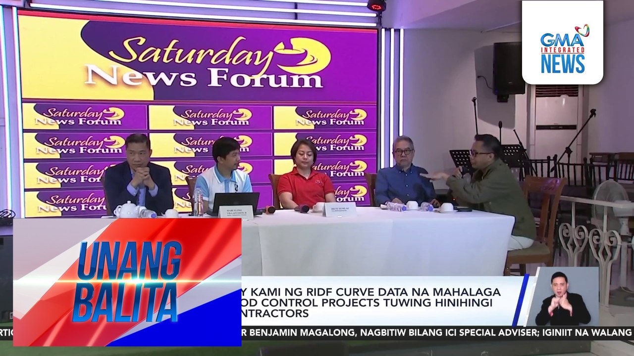 PAGASA – Nagbibigay kami ng RIDF curve data na mahalaga sa disenyo ng flood control projects tuwing hinihingi ng DPWH at ng contractors | Unang Balita