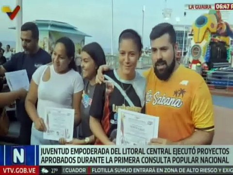 La Guaira | Juventud ejecutó proyectos aprobados durante la primera Consulta Popular