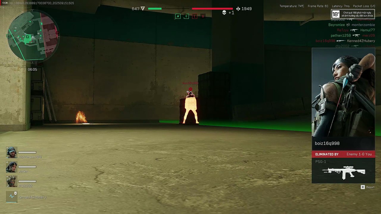 🎮Delta Force Warface INSANE Long-Range Headshot!