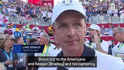 'The most stressful 12 hours of my life' - Donald relieved after Ryder Cup triumph