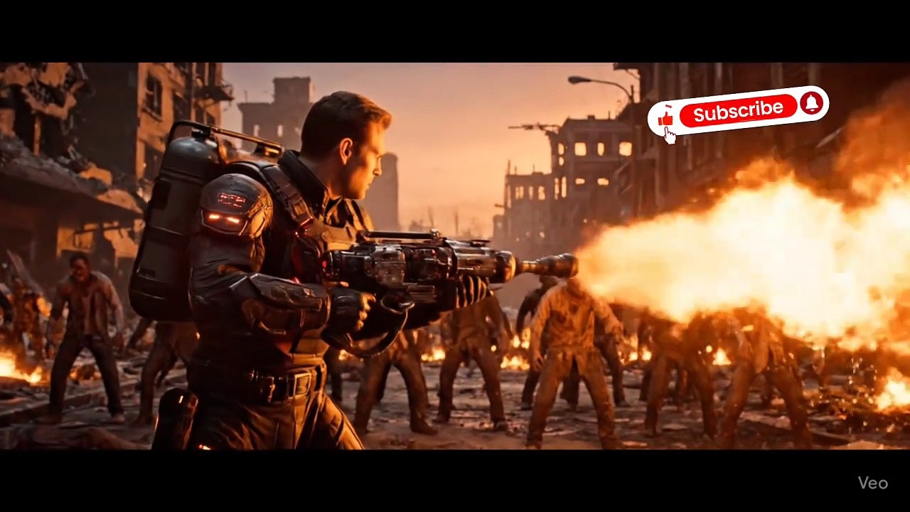 Here’s a catchy title for your zombie war video in English:   *Zombie Apocalypse: The Ultimate Battle for Survival!* 🧟‍♂️🔥  Want me to add some hashtags too?