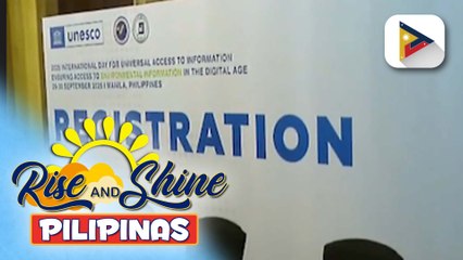 Mahigit sa 100 delegado mula sa iba't-ibang bansa, dadalo  sa pagdiriwang ng International Day for Access to Information | Gab Villegas