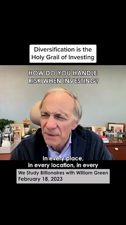 Diversification is the Holy Grail of Investing