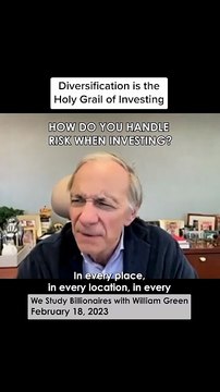 Diversification is the Holy Grail of Investing