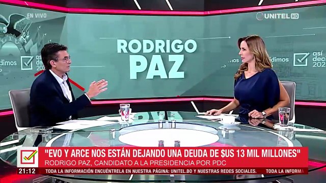 Se puede mirar créditos afuera, pero antes “se debe ordenar la casa”, dice Rodrigo Paz para aliviar la crisis en el país